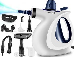 Handheld Pressurized Steam Cleaner with 11-Piece Accessory Set, Multi-Surface Steamer for Cleaning, All Natural Steam Cleaner for Home, Upholstery, Car, Floor, Grout and Tile