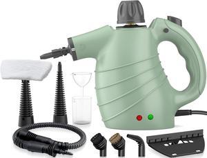 Steam Cleaner, Pressurized Multi-Surface Handheld Steam Cleaner with Safety Lock, Chemical-Free Steam Cleaner for Home with 10 Accessories, Steamer for Cleaning Floor, Upholstery, Couch, Grout & Car