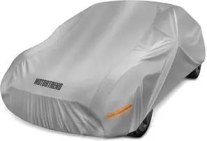 SafeKeeper Heavy Duty Car Cover Waterproof All Weather, Multi-Layered Truck SUV Car Cover for Snow Rain Sun UV Protection, Full Exterior Car Covers for Automobiles (Fits up to 210" Length)