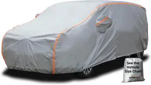 Mini Van Cover,Large Car Cover,Car Cover Waterproof All Weather Van Full Size,Car Cover Waterproof,Mini Van Cover Waterproof All Weather,RainUV Protection Inner Cotton,Fit Mpv 191" to 206"