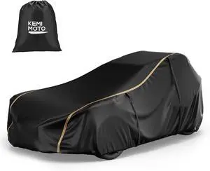 Full Cover Compatible with Polaris Slingshot with Roof 2023 2024 S SL SLR R ROUSH Edition Waterproof Windproof All Weather Protection Covers with Reflective Strips for Slingshot Accessories