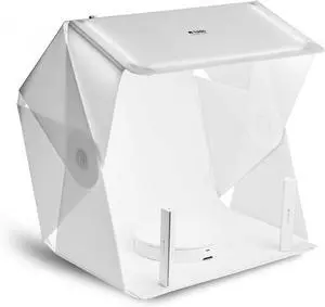 360 Studio Set (Photo lightbox Studio with 360 Photography Turntable Set / 25inch Photo Light Box / 10inch Bluetooth 360 Turntable Included | ORANGEMONKIE)