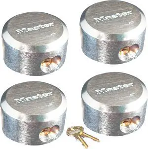 Pro Series Hidden Shackle Padlocks, Keyed Alike 6271NKA-4 w/BumpStop Technology