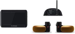 Vision S 3-Camera Wireless RV Backup System with 5-Inch Monitor, 1 Rear Sharkfin, 2 Side Running Light Cameras, Infrared Night Vision, Wide-Angle View, Hi-Res, IP65 Waterproof - FOS05TAEN