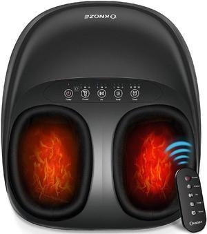 Foot Massager Machine with Heat, Shiatsu Deep Kneading Foot Massager with Remote, Compression, Multi-Massage Modes, Auto-Off Timers, Gifts for Women Men, FSA or HSA Eligible