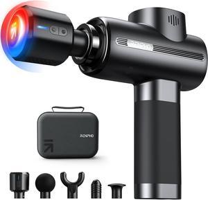 Thermacool Massage Gun Deep Tissue with Heat and Cold Head, Handheld Muscle Massager with Carry Case, Body Masajeador for Men Women Athletes, Active