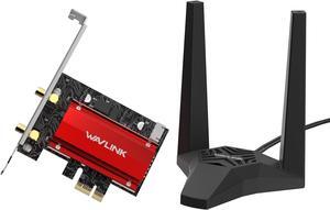 WiFi 7 BE8800 PCIe WiFi Card for Desktop PC, Bluetooth 5.4, 8800Mbps, 2024 Tri-Band BE200 Wireless Adapter with, MU-MIMO, WPA3, for Windows 11/10(64bit), Only Supports  Motherboard
