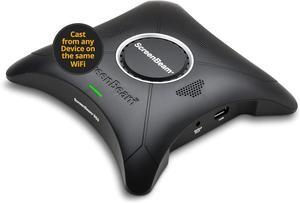 960 Wireless Display Receiver  Native Screen Mirroring, Supports Windows/Android/ Devices, Supports Miracast, Receiver Connects to Display or Projector via USB/HDMI Cable