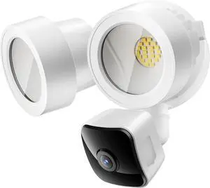 Floodlight Camera Flood Lights Outdoor - Motion Sensor Outdoor Lights 3K UHD Security Camera, 5500K 2800-Lumen, 105dB Siren, Wired 24/7 Recording