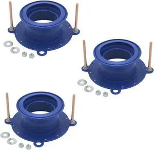 Toilet Wax Ring Replacement Kit | Replaces Wax Ring For Toilet, Toilet Bolts, No Stack Wax Seals W/Deep Toilet Seal As Toilet Flange Extender. Perfect Seal Self-Adjusts Better Than Wax Toilet Seal 3X