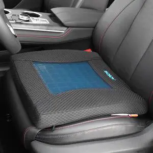 Gel Seat Cushion,Portable Memory Foam Chair Seat Cushion for Car,Office,Wheelchair,Lower Back, Sciatica and Tailbone Pain Relief