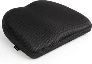 Office Chair Cushion - Breathable Pressure Relief Seat Cushion with Hours Sitting on Gaming/Car/Wheelchair, Extra-Dense Air Fiber for Orthopedic Coccyx, Sciatica & Hip Support (Dark Gray)