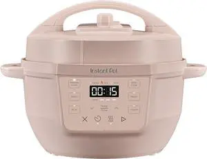 4QT RIO Mini 7-in-1 Multi-Cooker, Pressure Cooker, Slow cook, Sauté, Steam, Rice Maker, Yogurt, & Warmer, Rosewater, 4 Quarts