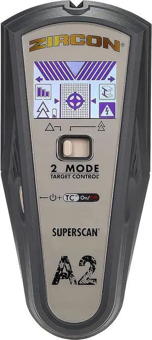 SuperScan A2 Advanced Stud Finder with 2 Mode Target Control, StudScan and DeepScan Mode