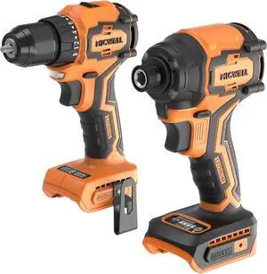 Cordless Impact Driver and Drill Combo Kit (Tool Only) Compatible with Dewalt 20V Max Battery, Up to 2300 In-lbs Brushless1/4" Impact Driver and 620 In-lbs 3/8" Power Drill with Tool Bag, LED Light