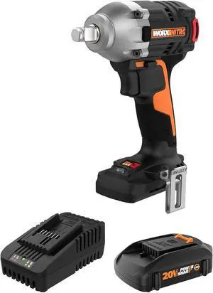 Nitro WX272L 20V Power Share 1/2" Cordless Impact Wrench with Brushless Motor