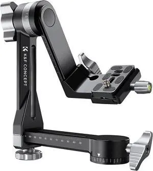Upgraded Gimbal Tripod Head, Exclusive Lubricant, All-CNC Aluminum Alloy Gimbal Head, Precise Horizontal and Vertical Adjustment Tripod Head, Maximum Load Capacity of 44.09lbs/20kg.