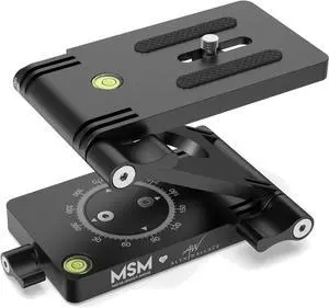 Z Flex Tilt Tripod Head - Flexible Angle Pan & Tilt Head/Universal Multiway Camera Tripod Connecting to Monopod Slider Rail Stabilizer Gimbal|Compact Folding Z Bracket Mount Fits Most DSLR Camera