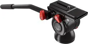 Komodo K5S Fluid Head, Aluminum Tripod Head Camera Video Head for DSLR Camera, Camcorder, Monopod and Tripod, Payload 5KG/11LB
