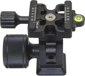 Desmond DMH-2 & 50mm DAC-X1 Clamp Tripod Tilt Head Arca Compatible Oversized Knob