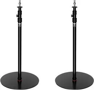 Cobra RB-A400,79" Round Base Monopod,Aluminum Photography Light Stand Flat Base for DSLR Camera, Light,Payload 22LBS(2 Pack)