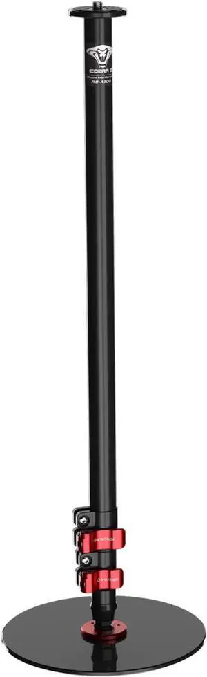 Cobra RB-A300,Round Base Monopod,Professional Camera Aluminium Monopod with Quick Adjustment Height Buckle,Compatibility DSLR Cameras Camcorders(151cm/59.44Inc)