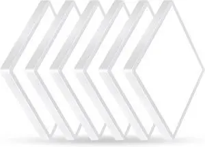 12 Inch 6PK Square LED Flush Mount Ceiling Light, 30W, 3000LM, 3000K/4000K/6000K CCT Selectable, LED Flat Panel Low Profile Ceiling Light Fitures for Hallway, Kitchen, Bedroom, Laundry Room