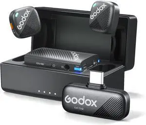 Cube-C Comb Kit2 Wireless Lavalier Microphone for Camera/iPhone15&16/Android/PC, 300m(1000ft.) Range, 48KHz 24Bit, Noise Cancellation,10H Battery Life, Wireless Mic for Vlog, TikTok, Interview