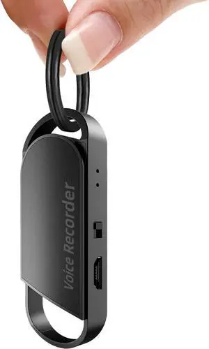 128GB Voice RecorderVoice Activated Recorder, Voice Recorder with AI-Intelligent Triple Noise Reduction, Recording Device750 Hours Storage,Audio Recorder with 30 Hours Battery Time for Class, Meeting