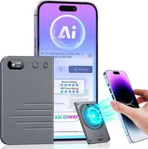 AI Voice Recorder, Transcribe, Summarize: Note Voice Recorder with APP Control, 64GB Memory, AI Notetaker for Calls, Lectures, Meetings, Smart Note Taker Audio Recorder