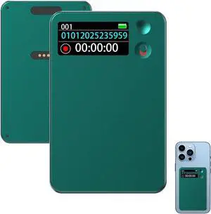 AI Voice Recorder, Transcribe & Summarize by ChatGPT, APP Control, Support 112 Languages, 30H Recording Time, 64GB Memory, Audio Recorder for Lectures, Meetings, Calls