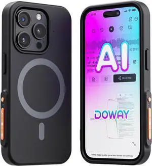 AI Recorder Device, AI Recorder Phone Case with TranscribeSummarize, AI Noise Cancellation, Note Audio Recorder for Lectures