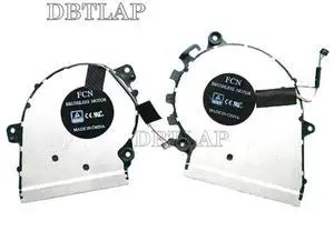 DBTLAP CPU+GPU Fan for FCN DFS150705AF0T FKGH DFS150705BR0T FKJH DC5V 0.5A Cooler Cooling Fan