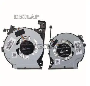 DBTLAP Cooling Fan for HP 15-CX0068TX TPN-C133 15-CX0160TX 15-CX0045NR CPU &GPU Cooling Fan Set