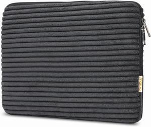 Plush Laptop Sleeve Compatible with MacBook Air/Pro 13-13.3 inch Notebook Compatible with MacBook Pro 14 inch M4 M3 M2 M1 2025-2021 Fluffy Carrying Case Bag with Inner Pocket Smoke Gray