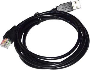 USB 2.0 TO RJ50 RJ48 AP9827 CONSOLE CABLE FOR APC SMART UPS 940-0127B 940-127C 940-0127E BR1000G TO NAS DS1517 DS216 DS218 KABLE 5M Length