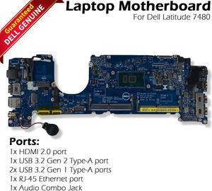 DELL Latitude 7480 E7480 Motherboard I7-6600U CPU LA-E131P 04GTKN 4GTKN FFTYF
