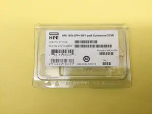 E7Y10A HPE 16GB SFP+ SHORT WAVE 1-PACK COMMERCIAL TRANSCEIVER 793444-001 New