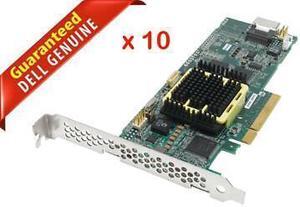 (NOT FOR HOME PC!) Lot of 10 Adaptec Raid Controller Card 4-PORT 128MB SAS-SATA PCI-E x8 ASR-2405