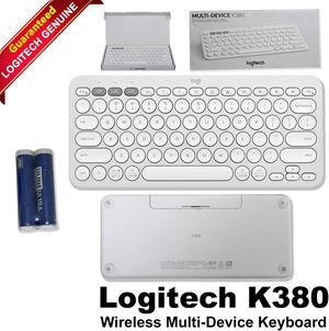 Logitech K380 Wireless Multi-Device Bluetooth Keyboard 78 Keys Off White QWERTY