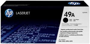 HP 49A Black Original LaserJet Toner Cartridge, ~2,500 pages, Q5949A