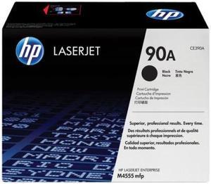 HP 90A Black Original LaserJet Toner Cartridge, ~10,000 pages, CE390A