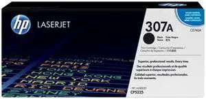 HP 307A Black Original LaserJet Toner Cartridge, ~7,000 pages, CE740A