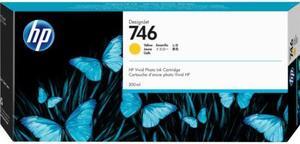 HP 746 300-ml Yellow DesignJet Ink Cartridge, P2V79A