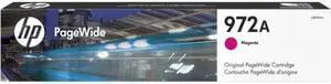 HP 972A Magenta Original PageWide Cartridge, ~3,000 pages, L0R89AN