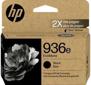 HP 936e EvoMore Black Original Ink Cartridge, 2,500 pages, 4S6V6LN