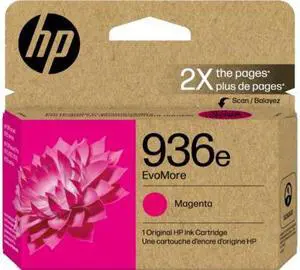 HP 936e EvoMore Magenta Original Ink Cartridge, 1,650 pages, 4S6V4LN