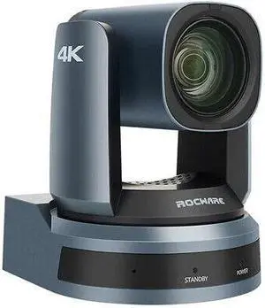 ROCWARE RC841U 4K UHD PTZ Camera with Auto Framing & Humanoid Tracking