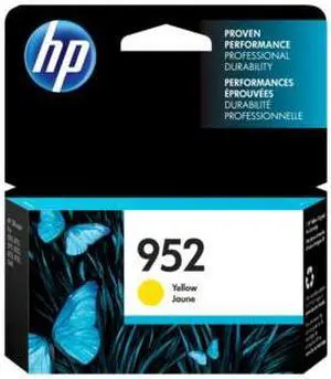 HP 952 Yellow Original Ink Cartridge, ~630 pages, L0S55AN#140