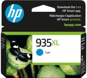 HP 935XL High Yield Cyan Original Ink Cartridge, ~825 pages, C2P24AN#140